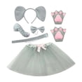 thumbnail image 4 of Accesorios para disfraz de elefante animal, kit de tocados para fiestas y presentaciones. 6 piezas, 4 of 8