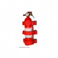 thumbnail image 1 of Rugged Ridge 13305.20 Support d'Extincteur de Sport, Rouge, 55-14 Jeep CJ et Wrangler, 1 of 4