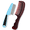 Blue,Brown, variant on OPALESQUE 2 Pcs Dandruff Comb, Scalp Sweep Detoxing Hair brush Set for Dandruff Removal, Scalp Build Up Remover and Stainless Steel Fine Tooth Comb, Massage Brush for Women Men