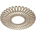 thumbnail image 2 of Ekena Millwork 20"OD x 7 1/2"ID x 3/8"T Cornelius Wood Fretwork Pierced Ceiling Medallion, Red Oak, 2 of 3