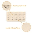 Ladies Beige Bra Extenders Strap Extension 5hook, 5pack