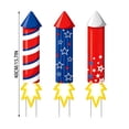 thumbnail image 3 of QuanTara Patriotic Yard Stakes Set of 3 15.7in Independence Day Outdoor Decor Waterproof Corrugated Plastic for Garden Lawn 4th of July Party Decoration, 3 of 7