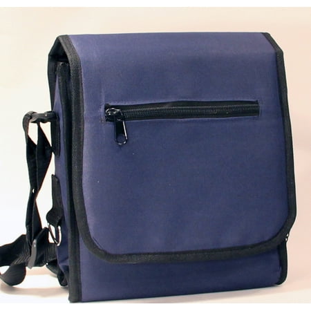 Zeekio Shoulder Pouch-Style Disc Golf Bag - Blue (Best Disc Golf Bag)