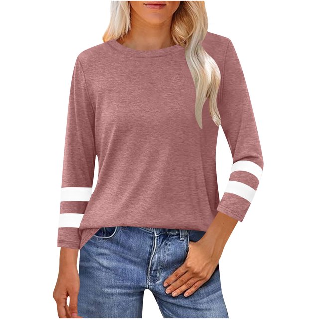 Sijiajgjfu Blouses en Coton et Lin pour Femmes avec Dentelle Manches 3/4 Col en V