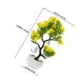 thumbnail image 4 of Mobutofu Indoor Bonsai Tree Artificial Bonsai Tree Plastic No Trimming for 1Set, 4 of 6