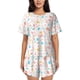 thumbnail image 1 of Fotbe Happy Easter Conjunto de Pijama Estampado para Mujer, 2 Piezas, Ropa de Dormir con Camiseta de Manga Corta y Shorts Suaves-Large, 1 of 6