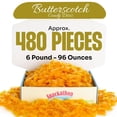 thumbnail image 2 of (5 pack) Snackathon Individually Wrapped Bulk Hard Candy Discs (6 Pound, Butterscotch), 2 of 10