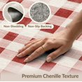 thumbnail image 6 of ODIKA 4'x6' Washable Area Rug Front Plaid Door Checkered Gingham Vintage Tone Repeat Throw for Dorm Room, Small Living Room, Stain Resistant Low Profile, Easy Care, 6 of 7