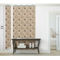 thumbnail image 5 of Ambesonne Floral Art Peel & Stick Wallpaper for Home, Flowers Romantic Details, 13"x100", Pale Brown Dark Brown Tan, 5 of 5