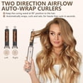thumbnail image 3 of 6-in-1 Auto Hair Styler: Blow Dryer Brush, Hair Wrap Hairstyler, Hot Air Brush with Left & Right Curling Wand and Detachable Heads, 3 of 6