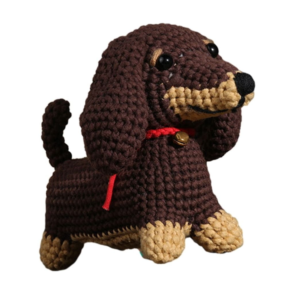Crochet Kits Plant Crochet Yarn Set Cute Animal Crochet Kits DIY Beginners Crochet Kits with English Video Tutorials