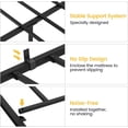thumbnail image 4 of IdealHouse 6 Inch Twin Size Bed Frames Heavy Duty Metal Platform Bed with Under Bed Storage, Sturdy Steel Slat Support, No Box Spring Needed, Easy Assembly, Black, 4 of 6