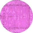 thumbnail image 1 of Ahgly Company Indoor Round Abstract Purple Modern Area Rugs, 4' Round, 1 of 4