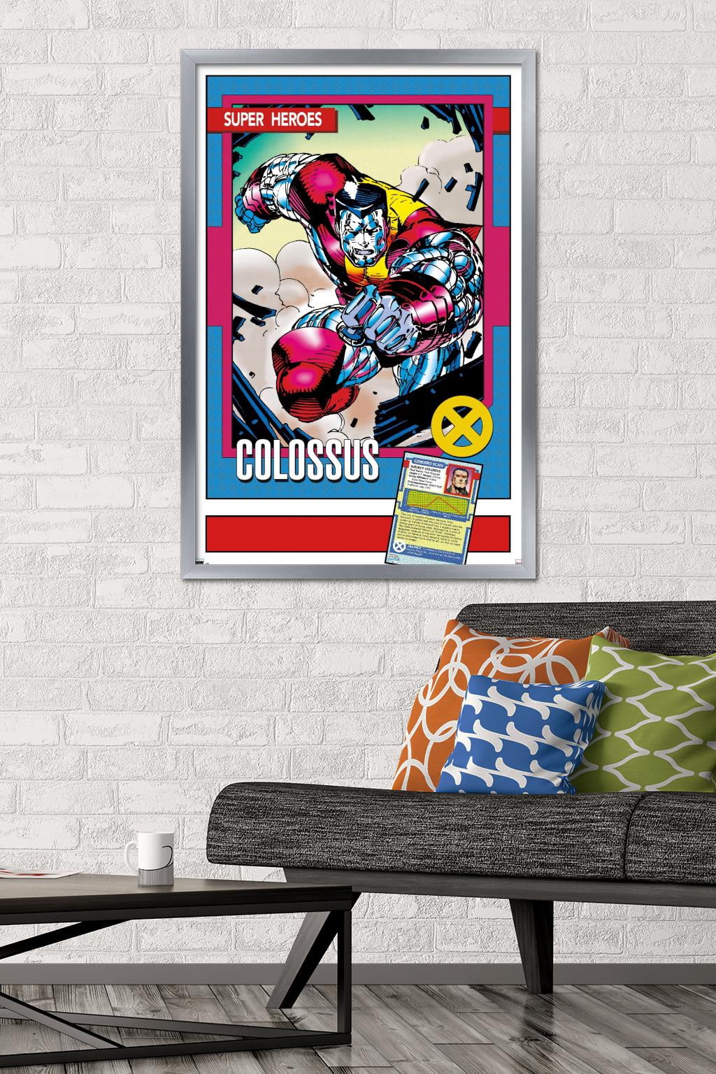 Marvel Trading Cards - Colossus Wall Poster, 22.375" x 34" Framed
