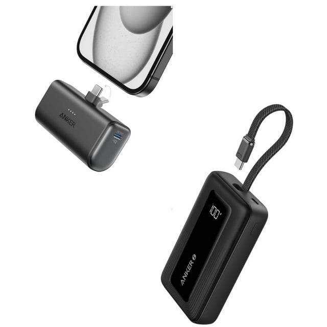 Cable USB-C de cargador rápido Power Bank Anker de 10000 mAh y 30 W