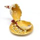 thumbnail image 3 of Joyero de aleación de pollo con forma de gallina ponedora de la suerte con revestimiento de metal, 3 of 5