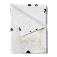 thumbnail image 2 of Butterfly Soft Flannel Fleece Throw Blanket, Vivid Monarch Butterflies Flying Shades Shadows Dreamlike Fantasy Display, Cozy Plush for Indoor and Outdoor Use, 60" x 80", Multicolor, by Ambesonne, 2 of 5