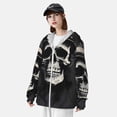 thumbnail image 4 of Fotbe Magician Hat Skull Men's Women's UPF 50+ Sun Protection Jacket Hooded Cooling Shirt with Pockets Hiking Outdoor Performance-X-Large, 4 of 8