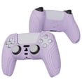 thumbnail image 2 of PlayVital Samurai Edition Mauve Purple Anti-Slip Controller Silicone Skin for PS5, Ergonomic Soft Rubber Protective Case for PS5 Controller with White Thumb Stick Caps, 2 of 8