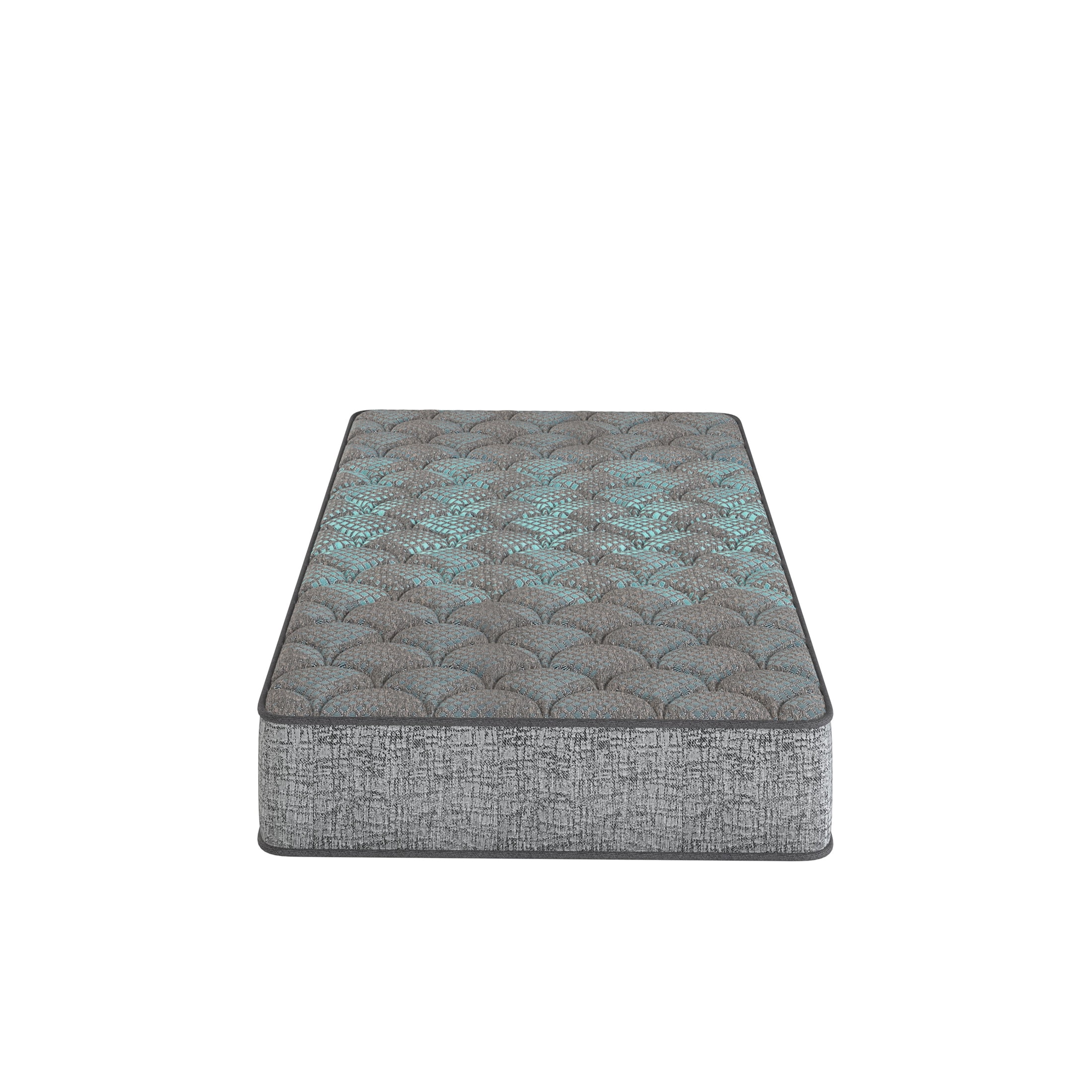JERFIT 7 Inch Full Size Foam Mattress, Medium Firm Gel Memory Foam Bed Mattress with CertiPUR-US Certified, Grey Blue