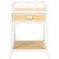 thumbnail image 5 of SAFAVIEH Rumi Coastal 1 Drawer 1 Shelf Nightstand, White/Natural, 5 of 14