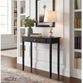 thumbnail image 2 of Casual Contemporary Living Modern Acacia Acacia Living Console Table, Black Matte, 2 of 11