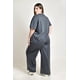 thumbnail image 3 of Conjunto casual blusa + pantalon Roman Fashion /Tallas Extras, 9006 (Azul marino) azul marino 38, 3 of 6