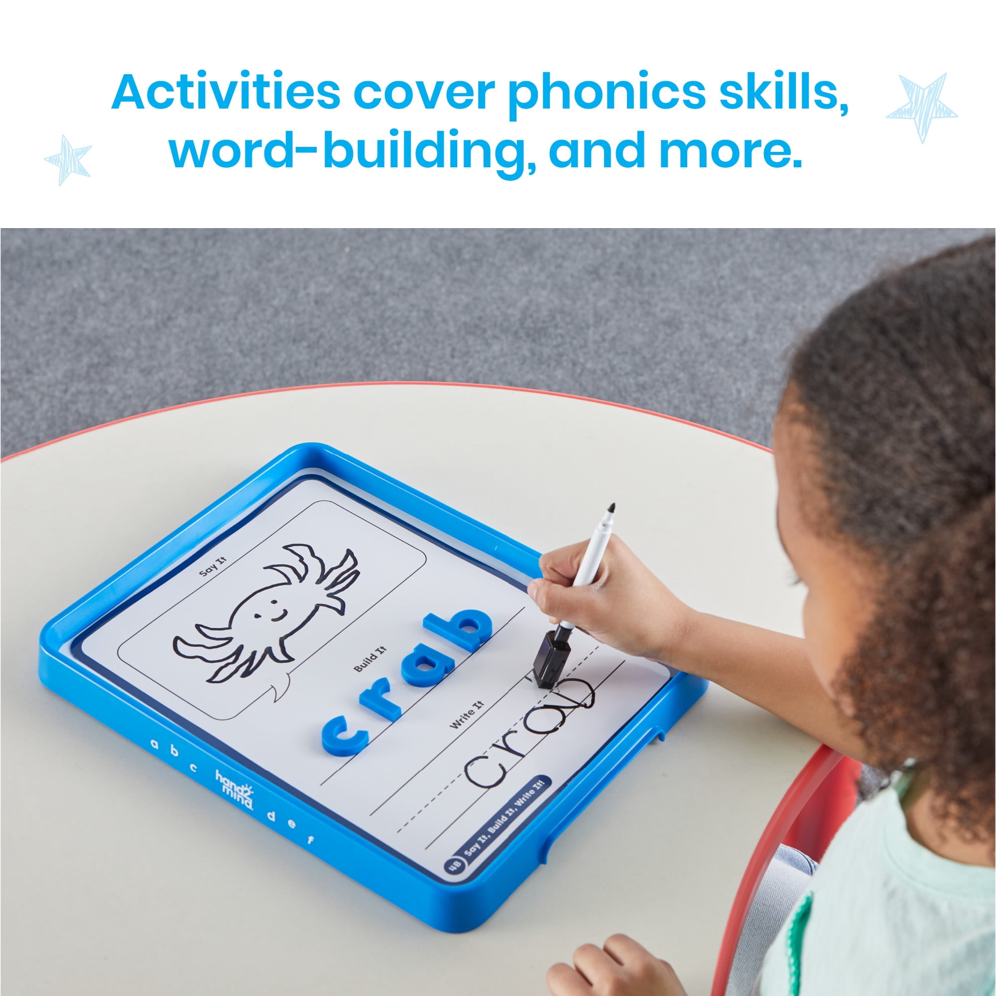 hand2mind Alphabet Word Work Student Set, 42 Lowercase Magnetic Alphabet Letters