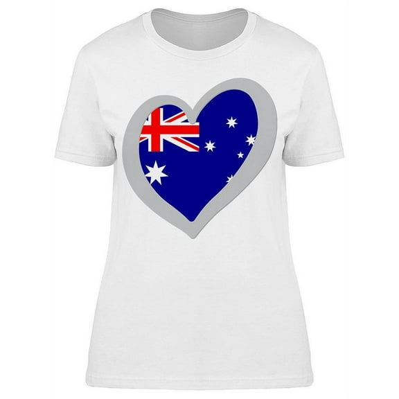Australia Flag T-Shirt Women -Image by Shutterstock, Female XX-Large
