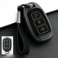 thumbnail image 2 of Car Key Case Cover for Hyundai Elantra I30 I40 Ix35 KONA Solaris HB20 Veloster SR Grandeur Ig Accent Santa Fe Palisade Accessory, 2 of 19