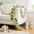 thumbnail image 5 of Easter Pastel Garland - 200cm Confetti Tinsel Style for Spring Party & Home Decor, 5 of 6