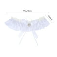 thumbnail image 2 of 1 Pair Bowknot Lace Garter Fashionable Sexy Thigh Ring Wedding Accessory, 2 of 9