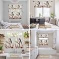 thumbnail image 6 of Spring Bird Branch Kitchen Curtains Sets for Windows 36 Inch Length, Farmhouse Vintage Botanical Floral Rod Pocket Window Treatments Tier Curtains and Valances Set for Bedroom/Bathroom, 6 of 8