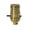 Antique Brass, UNO Thread, variant on B&P Lamp® Brass Early Electric Style Lamp Socket, Antique Brass Finish, Push-Thru, On/Off Function, Uno Thread Shell