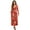 Christmas Tree Reindeer, variant on FKELYI Womens Fall Dress with Pockets Purple Blue Floral Hummingbird Print V Neck Long Sleeve Maxi Dress for Wedding Guest A-Line Flowy Party Dressess, M
