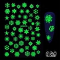 thumbnail image 2 of Maojin Pegatinas luminosas de Halloween, pegatinas autoadhesivas para uñas que brillan en la oscuridad, 2 of 7