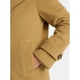 thumbnail image 4 of Time and Tru Women's and Women's Plus Faux Wool Peacoat, Sizes XS-3X, 4 of 5