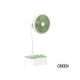 thumbnail image 3 of Yuarrent Ventilador 2 en 1 recargable, 3 velocidades, brazo portátil, refrigeración, lavable, interior, oficina, refrigerador para dormir, organizador Electrodomésticos Verde Yuarrent HA064817-02B, 3 of 6