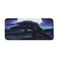 thumbnail image 1 of Fantasy World Computer Mouse Pad, Surreal Werewolf Electric Eyes in Full Moon Transformation Folkloric, Rectangle Non-Slip Rubber Mousepad X-Large, 35" x 15" Gaming Size, Purple Blue, by Ambesonne, 1 of 2