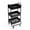 Rich Black, variant on Mainstays 3-Tier Metal Frame Laundry Cart, Arctic White, Easy-Rolling, for Adults & Kids