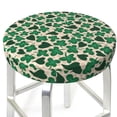 thumbnail image 3 of Cauagu Happy St. Patrick's Day Print Round Stool Covers,Seat Cushion for Round Bar Stool Chair Seat Cover for Bar Round Chair Fits for 12/13/14in Bar Stool Cushion-14 inch, 3 of 7