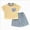 A79-Yellow, variant on Toddler Boy Summer Athletic Clothes Sets Short Sleeve Crewneck T-Shirt & Shorts Set Casual Sport 2 Piece Outfit 6-12 Months 12-24 Months 2t 3t 4t 5t 6t 7t 8t 9t Children 5-6 Years