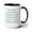 Black, variant on Coffee Game Two-Tone Coffee Mugs