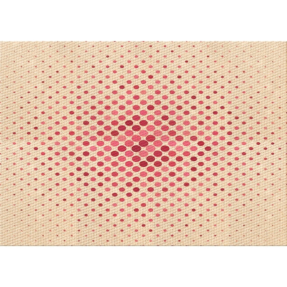 Ahgly Company Indoor Rectangle Patterned NavajoWhite Gold Area Rugs, 5' x 7'