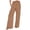Brown, variant on Yubnlvae Baggy Cargo Joggers - Women's Elastic Waist Hiking Pants (Wide Leg Sweatpants, Outdoor & Streetwear) Grey XXL