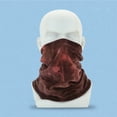 thumbnail image 3 of Neck Gaiter Face Mask Reusable, Cloth Face Masks Bandana Balaclava Cover Scarf Shield-Burgundy, 3 of 5