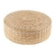 thumbnail image 3 of Cojín de asiento de paja tejido plano, cojín de suelo redondo, almohada de suelo, cojín de tatami para balcón 40cmx10cm, 3 of 9