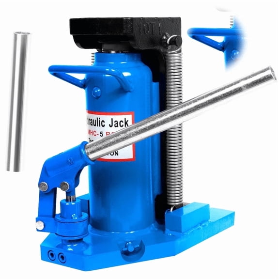 knpot 5T Toe Jack Lift Hydraulic, 10T Top Capacity Jack, 11.8" Min 16.9" Max Height, Overload Protection Feature, Hydraulic Toe Jack, Car Repair, Workshops