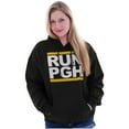 thumbnail image 3 of Run Pittsburgh Pennsylvania PA Hoodie Sweatshirt Women Men Brisco Brands S, 3 of 6