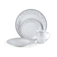 thumbnail image 1 of Fitz and Floyd Platinum Vine 32-Piece Dinnerware Set, Service For 8, Vine Pattern, 1 of 4